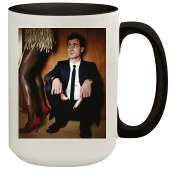 Justin Theroux 15oz Colored Inner & Handle Mug