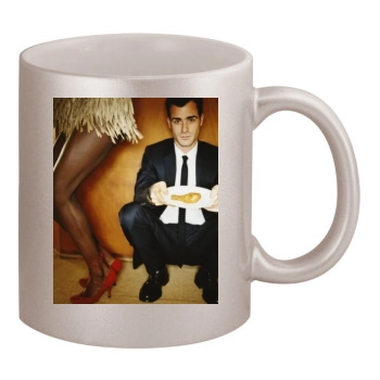 Justin Theroux 11oz Metallic Silver Mug