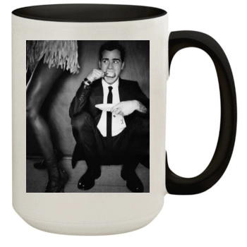 Justin Theroux 15oz Colored Inner & Handle Mug