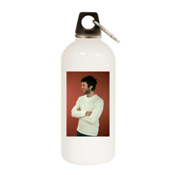 Wes Bentley White Water Bottle With Carabiner