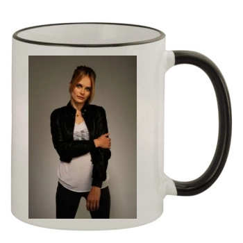 Rachel Blanchard 11oz Colored Rim & Handle Mug