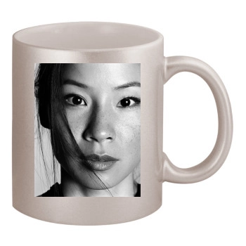 Lucy Liu 11oz Metallic Silver Mug