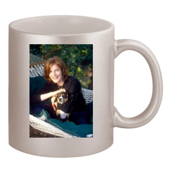 Rene Russo 11oz Metallic Silver Mug