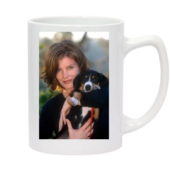 Rene Russo 14oz White Statesman Mug