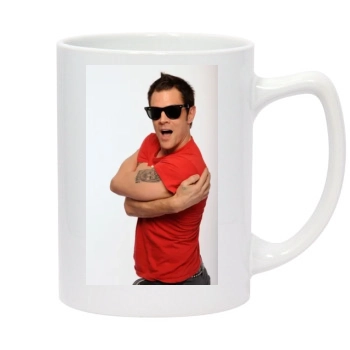 Johnny Knoxville 14oz White Statesman Mug