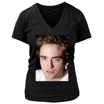 Robert Pattinson Women's Deep V-Neck TShirt