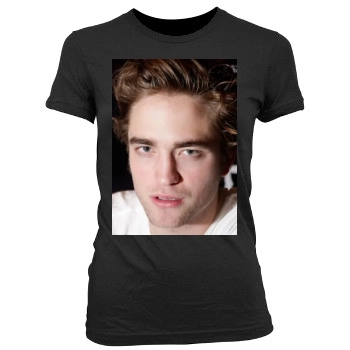 Robert Pattinson Women's Junior Cut Crewneck T-Shirt