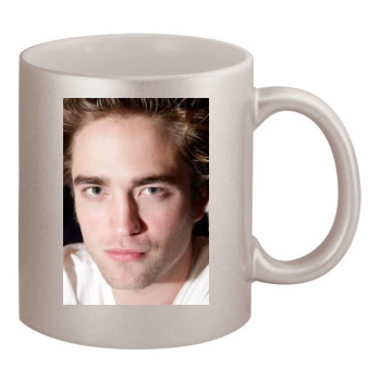 Robert Pattinson 11oz Metallic Silver Mug