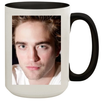 Robert Pattinson 15oz Colored Inner & Handle Mug