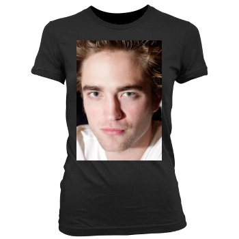 Robert Pattinson Women's Junior Cut Crewneck T-Shirt