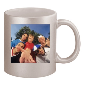 Backstreet Boys 11oz Metallic Silver Mug