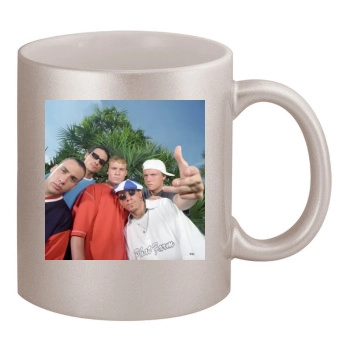 Backstreet Boys 11oz Metallic Silver Mug