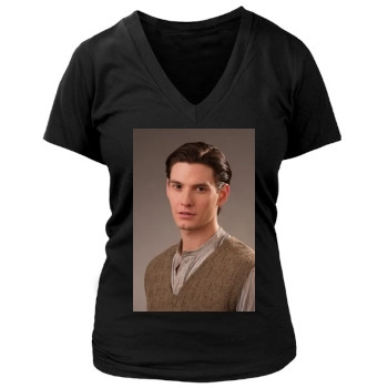 Ben Barnes Women's Deep V-Neck TShirt