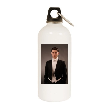 Ben Barnes White Water Bottle With Carabiner