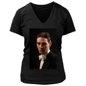 Ben Barnes Women's Deep V-Neck TShirt