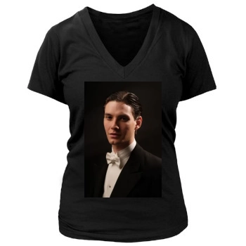 Ben Barnes Women's Deep V-Neck TShirt