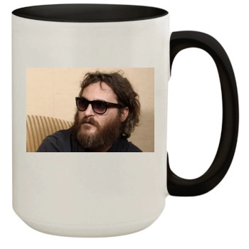 Joaquin Phoenix 15oz Colored Inner & Handle Mug