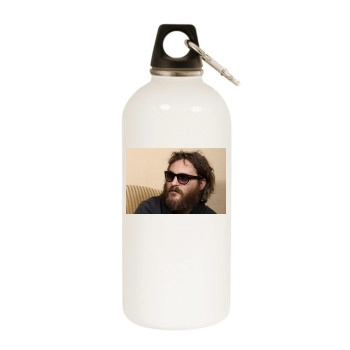 Joaquin Phoenix White Water Bottle With Carabiner