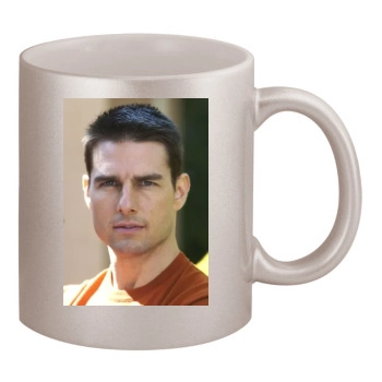 Tom Cruise 11oz Metallic Silver Mug