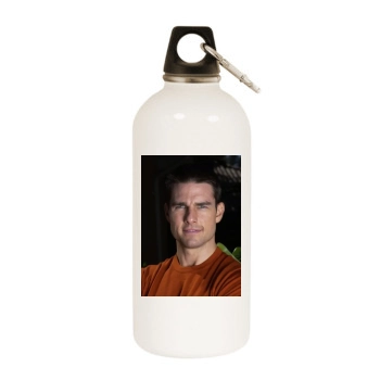 Tom Cruise White Water Bottle With Carabiner