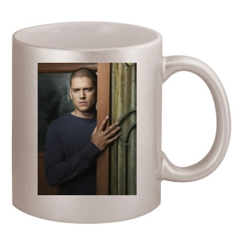 Wentworth Miller 11oz Metallic Silver Mug