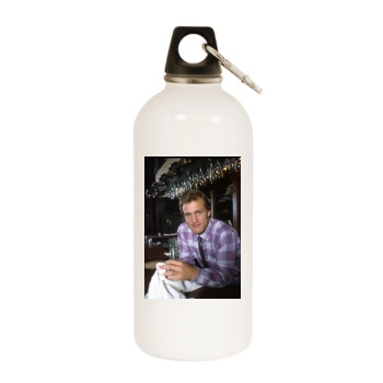 Woody Harrelson White Water Bottle With Carabiner