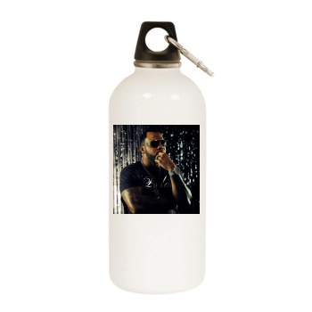 Flo Rida White Water Bottle With Carabiner