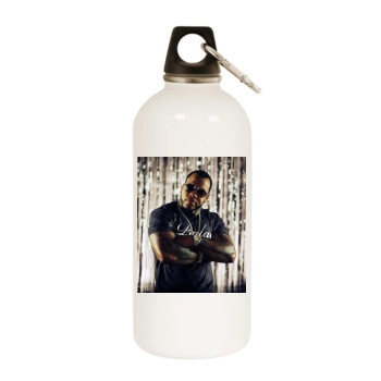 Flo Rida White Water Bottle With Carabiner