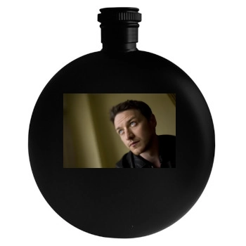 James Mcavoy Round Flask