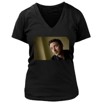 James Mcavoy Women's Deep V-Neck TShirt