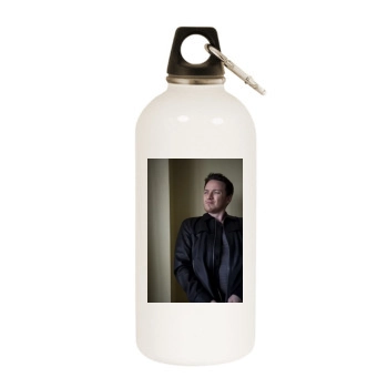 James Mcavoy White Water Bottle With Carabiner