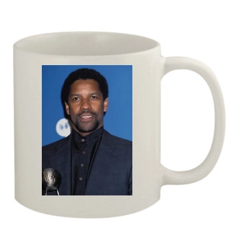 Denzel Washington 11oz White Mug