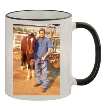 Jensen Ackles 11oz Colored Rim & Handle Mug