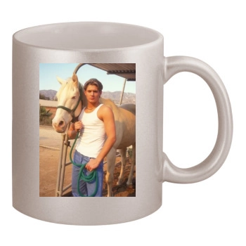 Jensen Ackles 11oz Metallic Silver Mug