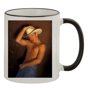 Jensen Ackles 11oz Colored Rim & Handle Mug