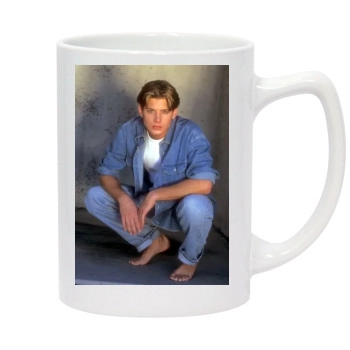 Jensen Ackles 14oz White Statesman Mug