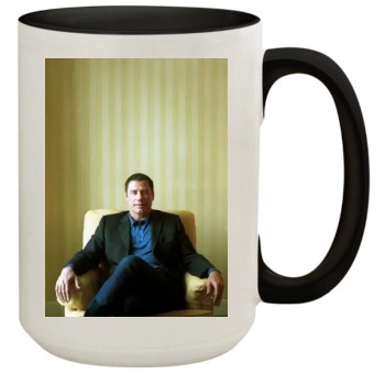 John Travolta 15oz Colored Inner & Handle Mug