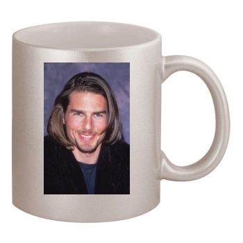 Tom Cruise 11oz Metallic Silver Mug