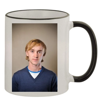 Tom Felton 11oz Colored Rim & Handle Mug