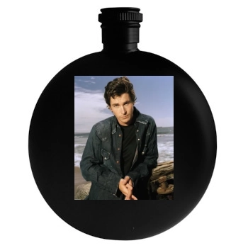 Christian Bale Round Flask