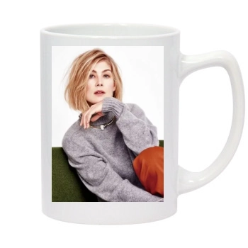 Rosamund Pike 14oz White Statesman Mug