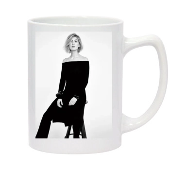 Rosamund Pike 14oz White Statesman Mug