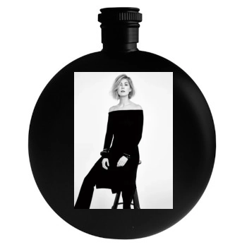 Rosamund Pike Round Flask