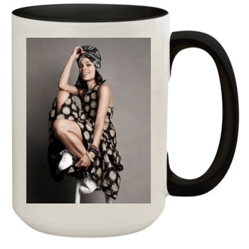 Rosario Dawson 15oz Colored Inner & Handle Mug