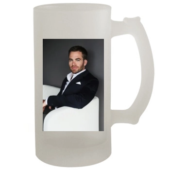 Chris Pine 16oz Frosted Beer Stein