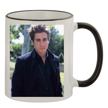 Jake Gyllenhaal 11oz Colored Rim & Handle Mug