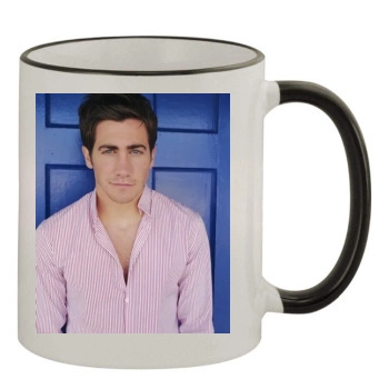 Jake Gyllenhaal 11oz Colored Rim & Handle Mug