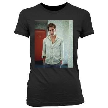 Jake Gyllenhaal Women's Junior Cut Crewneck T-Shirt