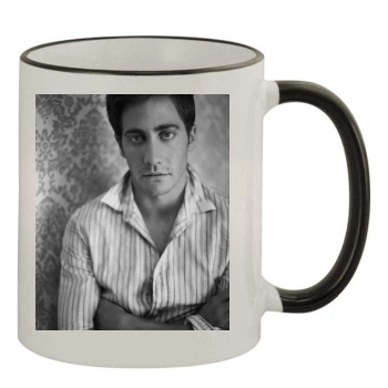 Jake Gyllenhaal 11oz Colored Rim & Handle Mug