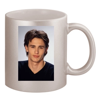 James Franco 11oz Metallic Silver Mug